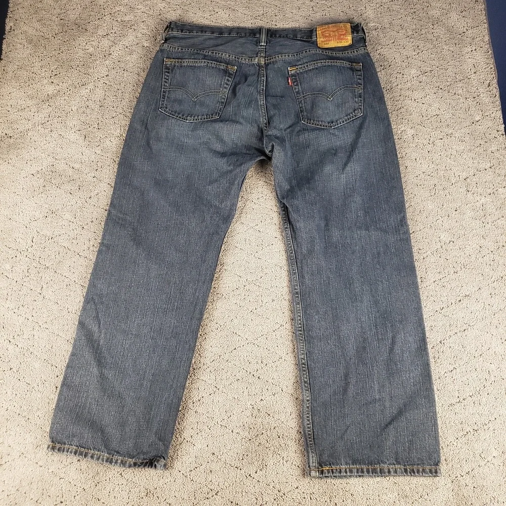 Levis 569 Jeans Mens 36x30 Blue Wide Leg Dark Wash Relaxed Skater Streetwear